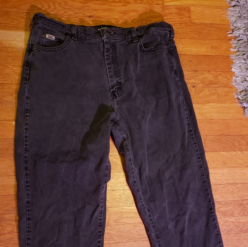 Black Lee jeans